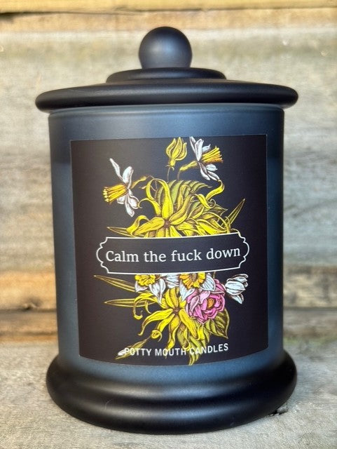 CALM THE F*CK DOWN Candle