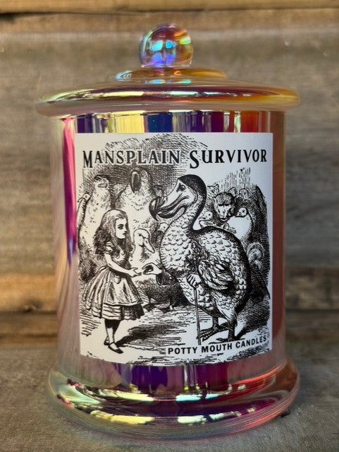 MANSPLAIN SURVIVOR ALICE Candle