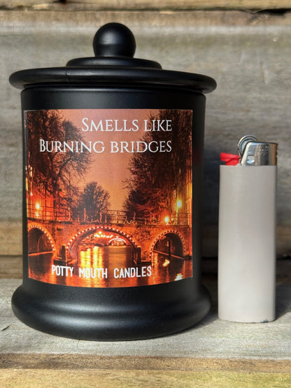 SMELLS LIKE BURNING BRIDGES Candle