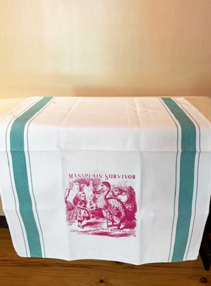 Tea Towel - Mansplain Survivor