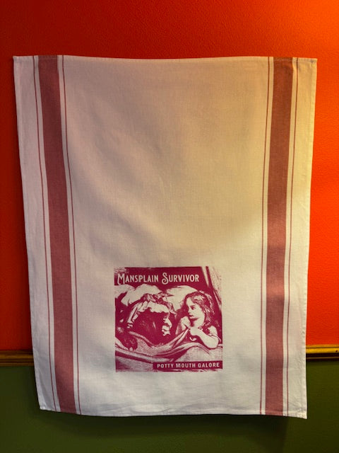 Tea Towel - Mansplain Survivor