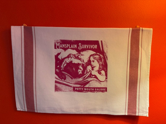 Tea Towel - Mansplain Survivor