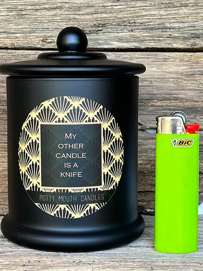 MY OTHER CANDLE IS A KNIFE Candle