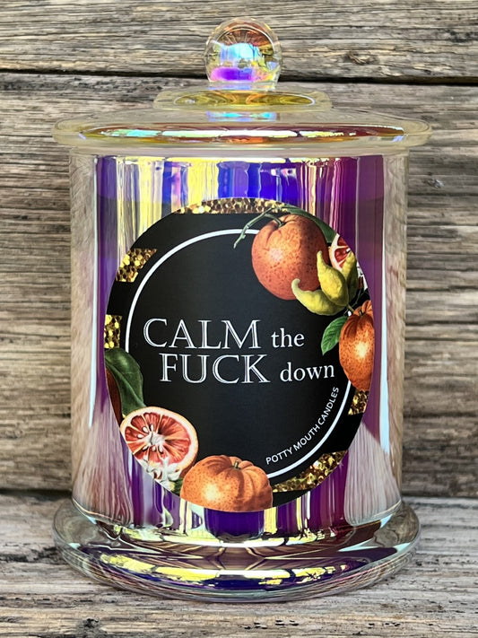 CALM THE F*CK DOWN Candle