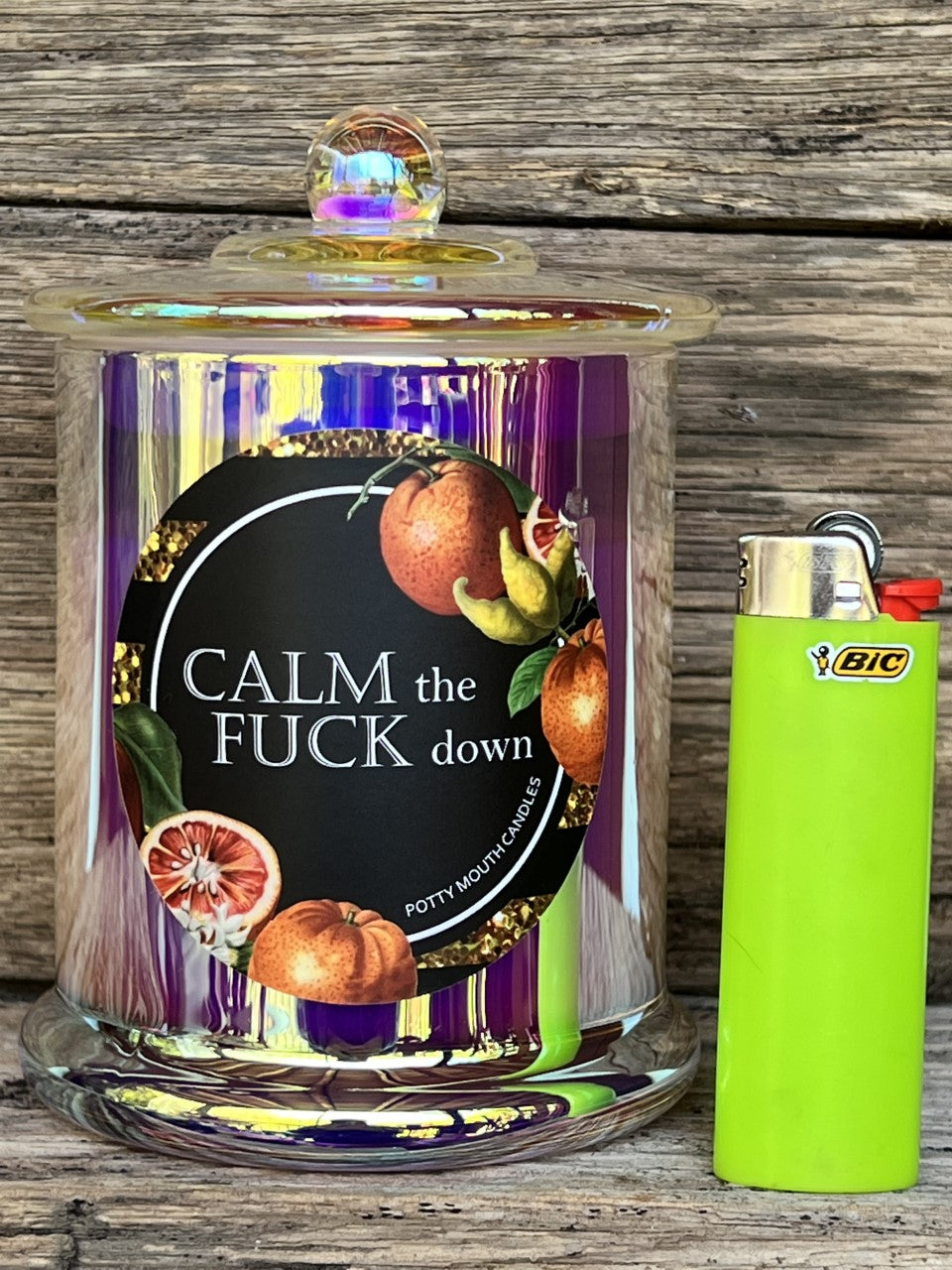 CALM THE F*CK DOWN Candle